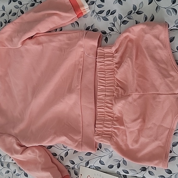 NWT Cat & Jack Coral 2-Piece Baby Set - Picture 2 of 2